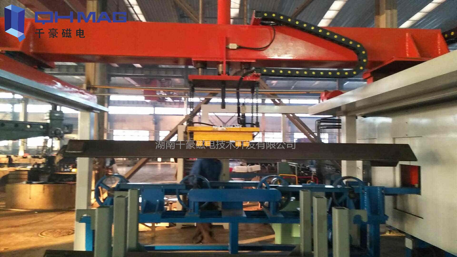 電永磁夾具搬運(yùn)角鐵，千豪磁電